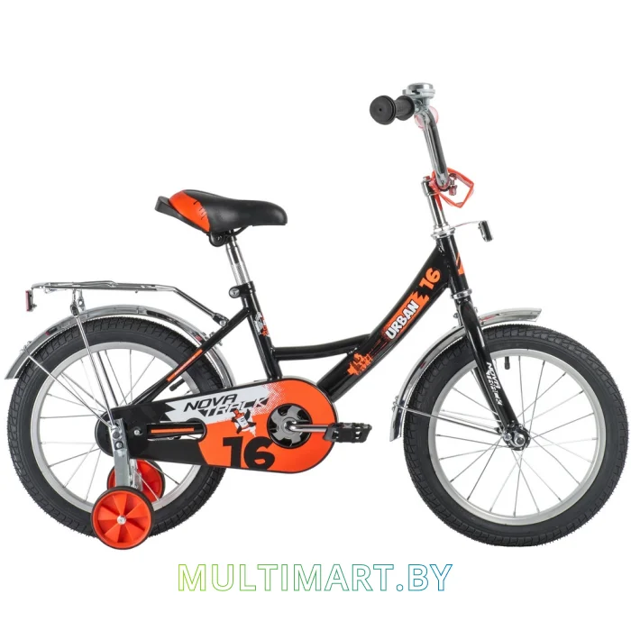 Детский велосипед Novatrack Urban 163URBAN.BK20 (черный, 2020)